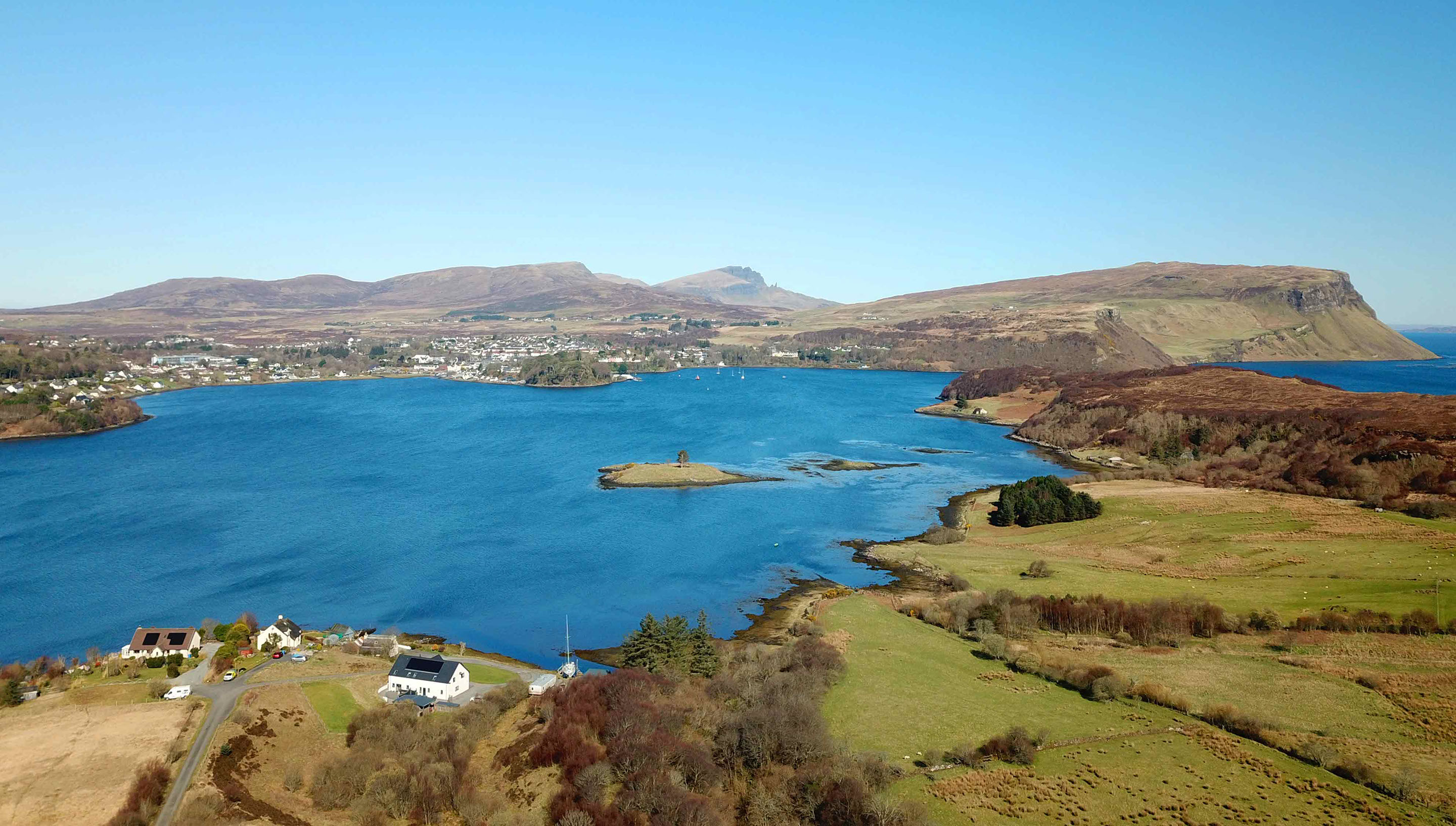 Wake up to stunning sea and mountain views when you stay at our self catering accommodation near Portree